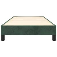 Boxspringframe fluweel donkergroen 90x190 cm - thumbnail