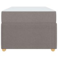 Bedframe met matras met matras Taupe 80 x 200 cm Stof - thumbnail