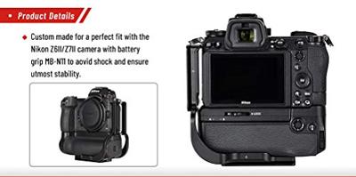Sunwayfoto L-Plate for Nikon Z6II/Z7II incl. grip