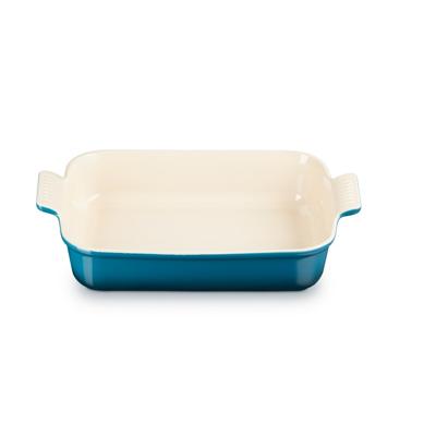 LE CREUSET - Aardewerk - Ovenschaal 32cm 3,10l Deep Teal LE CREUSET - Aardewerk - Ovenschaal 32cm 3,10l Deep Teal