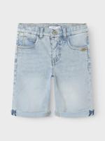 Name it zomer jeans short jongens - licht blauw bleached denim - Nkmtheo - thumbnail