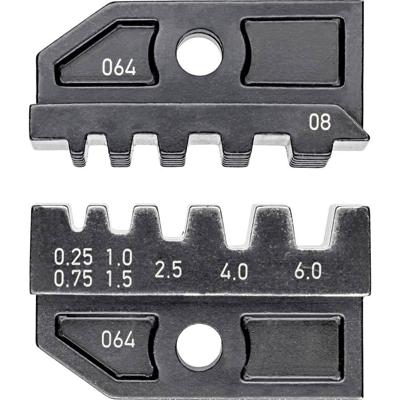 Knipex 97 49 08 Krimpinzetstuk Adereindhulzen 0.25 tot 6 mm² Geschikt voor merk Knipex 97 43 200, 97 43 E, 97 43 E AUS, 97 43 E UK, 97 43 E US Knipex 97 49 08 Krimpinzetstuk Adereindhulzen 0.25 tot 6 mm² Geschikt voor merk Knipex 97 43 200, 97 43 E, 97 43 E AUS, 97 43 E UK, 97 43 E US