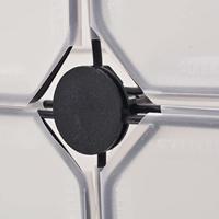 VidaXL Schoenenkast met 12 ineengrijpende vakken wit - thumbnail