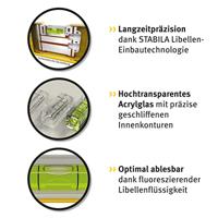 STABILA waterpas - 80 ASM - magnetisch - geel - 100 cm - 19180 - thumbnail
