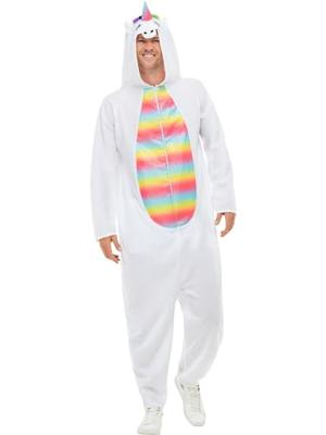Unicorn Onesie Volwassenen - thumbnail