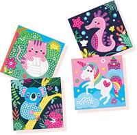 Ses diamond painting - vrolijke dieren - thumbnail