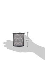 Q-CONNECT pennenpotje, mesh metaal, zwart - thumbnail