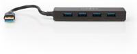 USB-hub | 4-poorts | USB 3.0 | zwart - thumbnail