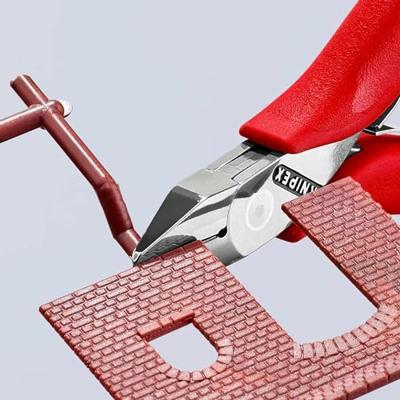 Knipex Elektronicazijsnijtang | lengte 115 mm model 2 | facet nee kunststof mantel | spiegelgepolijst | 1 stuk - 77 41 115 - 77 41 115 - thumbnail