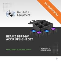 Beamz 4x BBP94W accu LED Uplights met tas - thumbnail