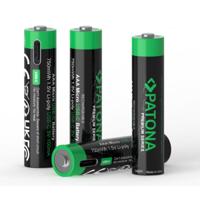 4 x AAA oplaadbare batterijen, USB-C aansluiting - 1,5V - 500mAh - thumbnail