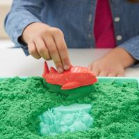 Kinetic Sand Sand Box Groen - thumbnail