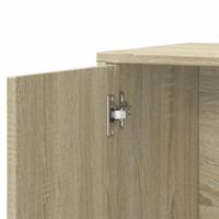 Dressoir 60x31x70 cm bewerkt hout sonoma eikenkleurig - thumbnail