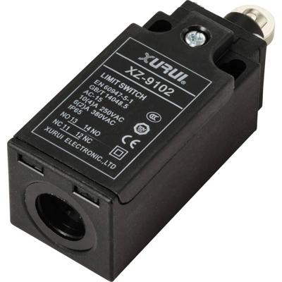 TRU COMPONENTS XZ-9/102 Eindschakelaar 250 V/AC 10 A Rolplunjer Moment IP65 1 stuk(s) TRU COMPONENTS XZ-9/102 Eindschakelaar 250 V/AC 10 A Rolplunjer Moment IP65 1 stuk(s)