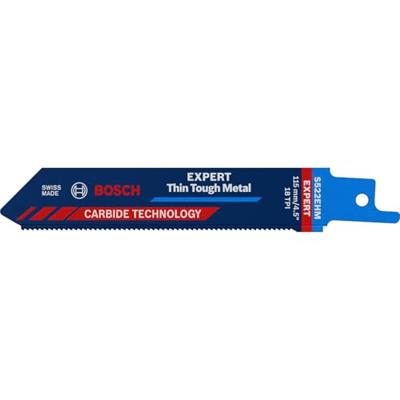 Bosch Accessoires Expert 'Thin Tough Metal' S 522 EHM reciprozaagblad 1 stuk - 1 stuk(s) - 2608900359 Bosch Accessoires Expert 'Thin Tough Metal' S 522 EHM reciprozaagblad 1 stuk - 1 stuk(s) - 2608900359