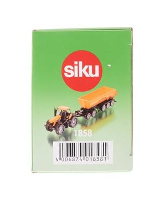 Siku 1858 traktor met aanhanger 1:87