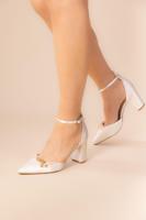 The Perfect Bridal Company Satsuma-Goud Fijn Goud Bloemmotief Schoenclip - thumbnail