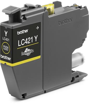 Brother LC-421Y inktcartridge 1 stuk(s) Origineel Geel Brother LC-421Y inktcartridge 1 stuk(s) Origineel Geel