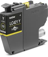 Brother Inktcartridge LC-421Y Origineel Geel LC421Y - thumbnail