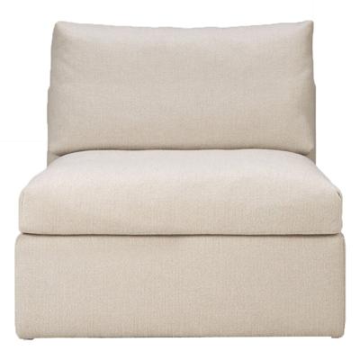 Ethnicraft Modulaire Bank 'Mellow' 1-zits, kleur Off White Ethnicraft Modulaire Bank 'Mellow' 1-zits, kleur Off White