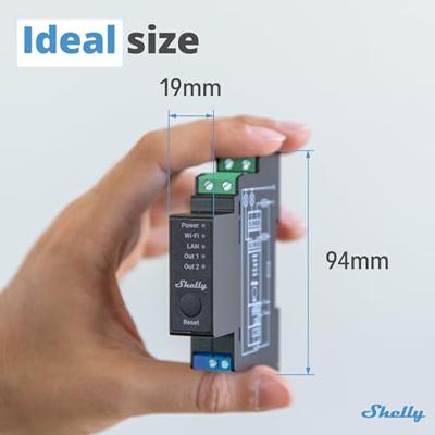 Shelly Pro 2PM relais