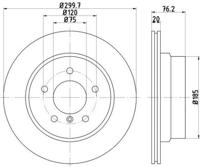 TMD Friction Services 92227103 remschijf - thumbnail