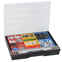 Allit EuroPlus Flex 37-17, schwarz Assortimentskoffer (l x b x h) 370 x 295 x 55 mm Aantal vakken: 17 Doorzichtige deksel Inhoud 1 stuk(s) - thumbnail