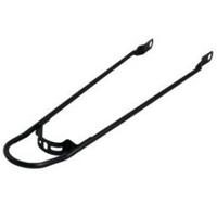 spatbordstang met bumper 28 inch achter zwart - thumbnail