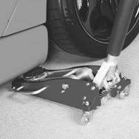 Carpoint hydraulische wagenkrik 2 wielen 1500 kg aluminium - thumbnail