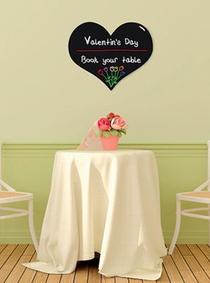 Securit FB-HEART schoolbord/toebehoren Zwart Melamine, Kunststof, Klittenband Securit FB-HEART schoolbord/toebehoren Zwart Melamine, Kunststof, Klittenband