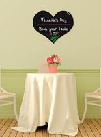 Securit FB-HEART schoolbord/toebehoren Zwart Melamine, Kunststof, Klittenband - thumbnail