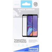 Azuri Tempered Glass flat RINOX ARMOR - zwart frame - Samsung A7 2018 - thumbnail