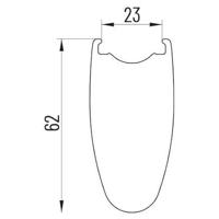 Miche wielset kleos rd disc 62mm tubeless shimano passing - thumbnail