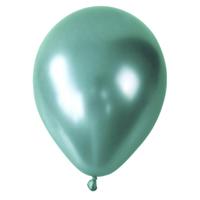 Groene Chroom Ballonnen (10 stuks / 30 CM) - thumbnail