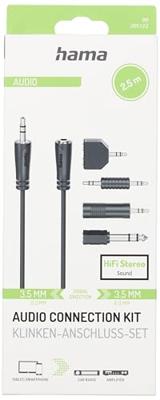 Hama Jack-aansluitset, 2,5 m Mini jack kabel - thumbnail