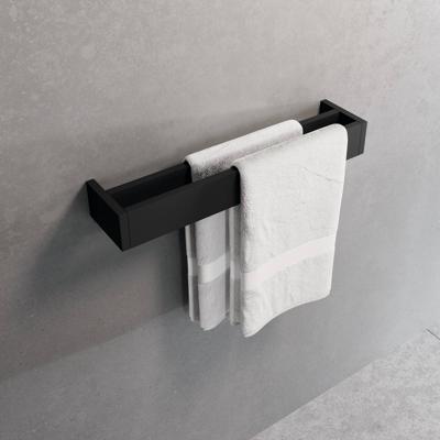 Novellini Frame Dubbele Handdoekhouder 45x10x6 cm Mat Zwart Novellini Frame Dubbele Handdoekhouder 45x10x6 cm Mat Zwart