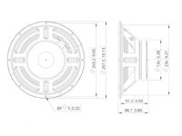 Lavoce WSF101.70G Woofer 8 Ω - thumbnail