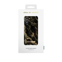 iDeal of Sweden Fashion Samsung Galaxy S21 5G Cover - Gouden Rookmarmer - thumbnail