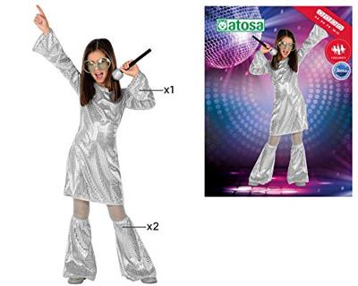 Kostuums voor Kinderen Zilverkleurig - Maat: 3-4 Jaar - Maat: 3-4 Jaar