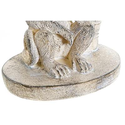 Decoratieve figuren DKD Home Decor Wit Aap Tropisch Decapé 15 x 12 x 29 cm Decoratieve figuren DKD Home Decor Wit Aap Tropisch Decapé 15 x 12 x 29 cm