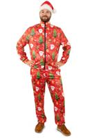 Kerst Trainingspak Rood - thumbnail
