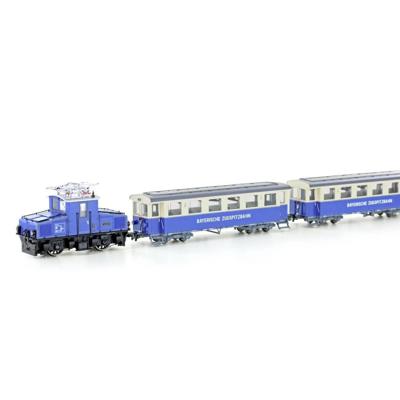 Hobbytrain H43105 H0m Zugspitzbahn tal-loc met 2 personenrijtuigen Hobbytrain H43105 H0m Zugspitzbahn tal-loc met 2 personenrijtuigen