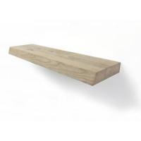 Zwevende wandplank eiken boomstam 100 x 15 cm - thumbnail