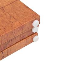 Kamerscherm inklapbaar wereldkaart 228x170 cm geel - thumbnail