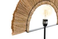 Bureaulamp DKD Home Decor Natuurlijk Zwart Ijzer Jute (57 x 17 x 52 cm) - thumbnail