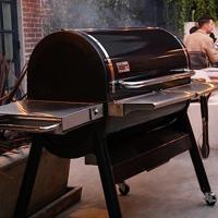 Weber Roestvrijstalen opklapbare werktafel - SmokeFire EX6 - thumbnail