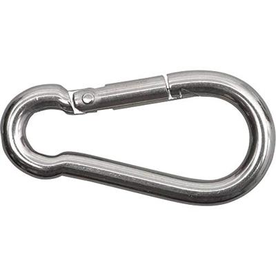 SWG 680 304 006 80 Brandweerkarabijnhaak roestvrij staal A4 (l x b) 60 mm x 6 mm