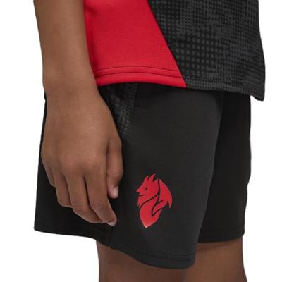 PUMA AC Milan Trainingsbroekje 2025-2026 Kids Zwart Rood