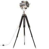 Vloerlamp driepoot 165 cm massief mangohout - thumbnail