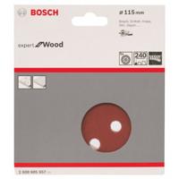 Bosch Accessories Expert for Wood 2608605657 Excenterschuurpapier Met klittenband, Geperforeerd Korrelgrootte (num) 240 (Ø) 115 mm 5 stuk(s) - thumbnail